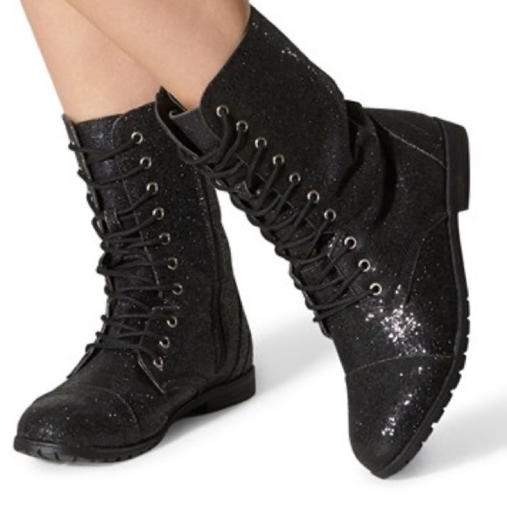 Balera Dancewear Glitter Combat Boots